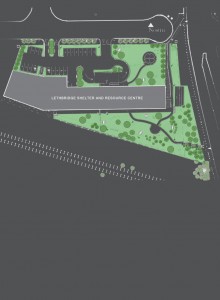 Lethbridge Shelter Landscape Plan GREY